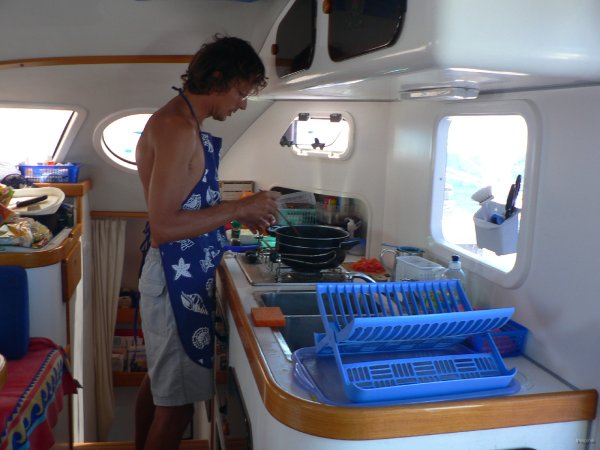 37- Le cuistot prepare le marlin massale 